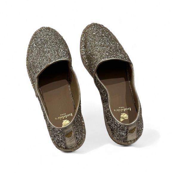 Bobbie’s Silver Glitter Espadrilles - Picture 2 of 5